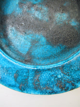 Load image into Gallery viewer, Vintage Bruno Gambone Blue Glaze Stoneware Bowl Signed
