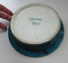 Load image into Gallery viewer, Vintage Bruno Gambone Blue Glaze Stoneware Bowl Signed
