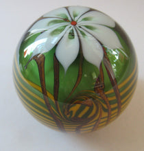 Load image into Gallery viewer, CHRIS BUZZINI 1977 Art Glass Paperweight for Bridgeton Studio, American
