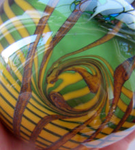 Load image into Gallery viewer, CHRIS BUZZINI 1977 Art Glass Paperweight for Bridgeton Studio, American
