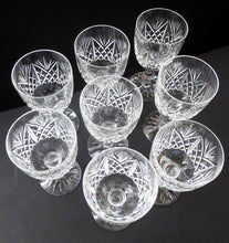 Load image into Gallery viewer, Pair of Vintage 1980s EDINBURGH CRYSTAL Glasses. Iona Pattern. Height: 5 1/4 inches
