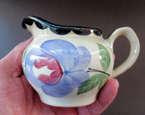 Robert Heron Kirkcaldy Methven Floral Jug Antique Scottish Pottery