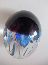 Load image into Gallery viewer, 1998 Philip Chaplain Egg Shape Paperweight Azurina limited Edition 150
