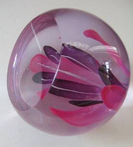 Margot Thompson Pot Pourri Scottish Caithness Glass Paperweight 1990