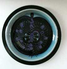 Load image into Gallery viewer, 1960s Scandinavian Arabia Pottery Platter Blue Fructus Apple Design
