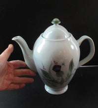 Load image into Gallery viewer, Large 1950s Buchan Portobello Stoneware Pottery Thistle Pattern Teapot
