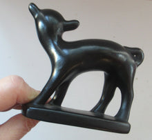 Load image into Gallery viewer, 1950s Italian Ceramic Figurine of a Black Lamb
