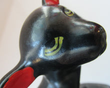 Load image into Gallery viewer, 1950s Italian Ceramic Figurine of a Black Lamb
