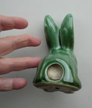 Load image into Gallery viewer, 1930s Denby Green Cottonwool Tail Rabbit
