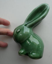 Load image into Gallery viewer, 1930s Denby Green Cottonwool Tail Rabbit
