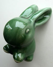 Load image into Gallery viewer, 1930s Denby Green Cottonwool Tail Rabbit
