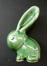 Load image into Gallery viewer, 1930s Denby Green Cottonwool Tail Rabbit
