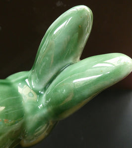 1930s Denby Green Cottonwool Tail Rabbit