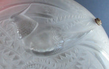 Load image into Gallery viewer, Art Deco Shade. P D&#39;avesn France Signed Glass Plaffonier with Bird Decoration
