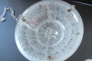 Hettier & Vincent Signed Art Deco Light Shade by Baccarat Glass