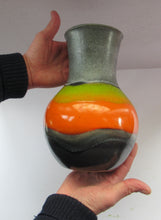 Load image into Gallery viewer, 1960s West German Pottery Vase. Dumler and Breiden. Fat Lava
