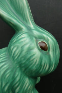 Vintage 1930s Flaxman Wade Heath Green Rabbit 7 1/2 inches