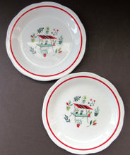 Load image into Gallery viewer, Vintage 1950s Tableware: Rare Crown Ducal Arizona Pattern. TWO SIDE PLATES 7 Inches
