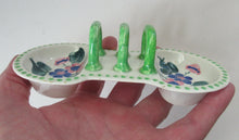 Load image into Gallery viewer, 1920s Mak Merry Makmerry Toast Rack with Floral Decoration
