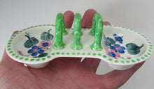 Load image into Gallery viewer, 1920s Mak Merry Makmerry Toast Rack with Floral Decoration
