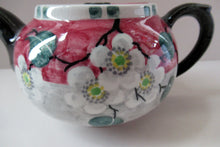 Load image into Gallery viewer, 1920s Scottish Art Pottery Makmerry Mak Merry Prunus Teapot
