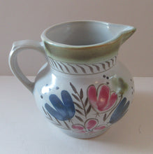 Load image into Gallery viewer, SCOTTISH POTTERY. 1950s BUCHAN Stoneware Jug with Pretty Floral Pattern
