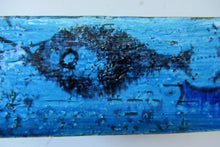 Load image into Gallery viewer, Rare Aldo Londi Bitossi Rimini Blue Pesce or Fish Dish 1960s
