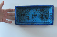 Load image into Gallery viewer, Rare Aldo Londi Bitossi Rimini Blue Pesce or Fish Dish 1960s
