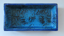 Load image into Gallery viewer, Rare Aldo Londi Bitossi Rimini Blue Pesce or Fish Dish 1960s
