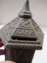 Load image into Gallery viewer, Genuine Victorian Cast Iron Money Bank or Money Box by Chamberland &amp; Hill 
