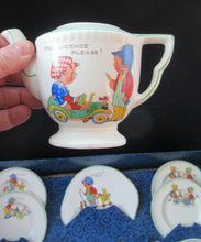 Load image into Gallery viewer, Vintage 1950s AMERSHAM Child&#39;s Nursery Tea Set. Four Place Settings
