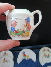 Load image into Gallery viewer, Vintage 1950s AMERSHAM Child&#39;s Nursery Tea Set. Four Place Settings
