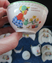 Load image into Gallery viewer, Vintage 1950s AMERSHAM Child&#39;s Nursery Tea Set. Four Place Settings
