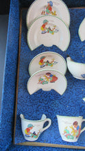 Load image into Gallery viewer, Vintage 1950s AMERSHAM Child&#39;s Nursery Tea Set. Four Place Settings
