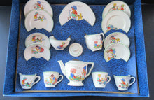 Load image into Gallery viewer, Vintage 1950s AMERSHAM Child&#39;s Nursery Tea Set. Four Place Settings
