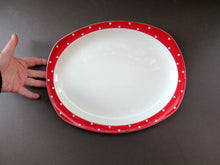 Load image into Gallery viewer, 1950s Midwinter Red Domino Midwinter Serving Platter or Plate
