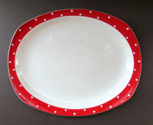 Load image into Gallery viewer, 1950s Midwinter Red Domino Midwinter Serving Platter or Plate
