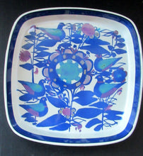 Load image into Gallery viewer, Royal Copenhagen Faience Bowl by Kari Christensen Birds and Flowers
