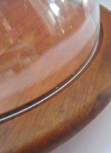 Load image into Gallery viewer, 1960s Danish Digmed Lazy Susan Cheese Dome or Cake Plate
