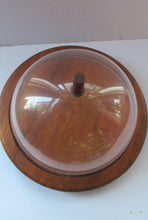 Load image into Gallery viewer, 1960s Danish Digmed Lazy Susan Cheese Dome or Cake Plate
