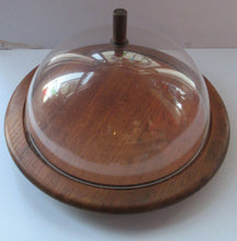 Load image into Gallery viewer, 1960s Danish Digmed Lazy Susan Cheese Dome or Cake Plate
