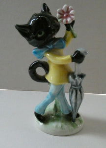 1960s Goebel Comical Cat Figurine Albert Staehle