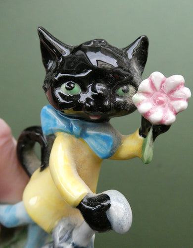 1960s Goebel Comical Cat Figurine Albert Staehle