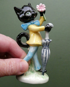 1960s Goebel Comical Cat Figurine Albert Staehle