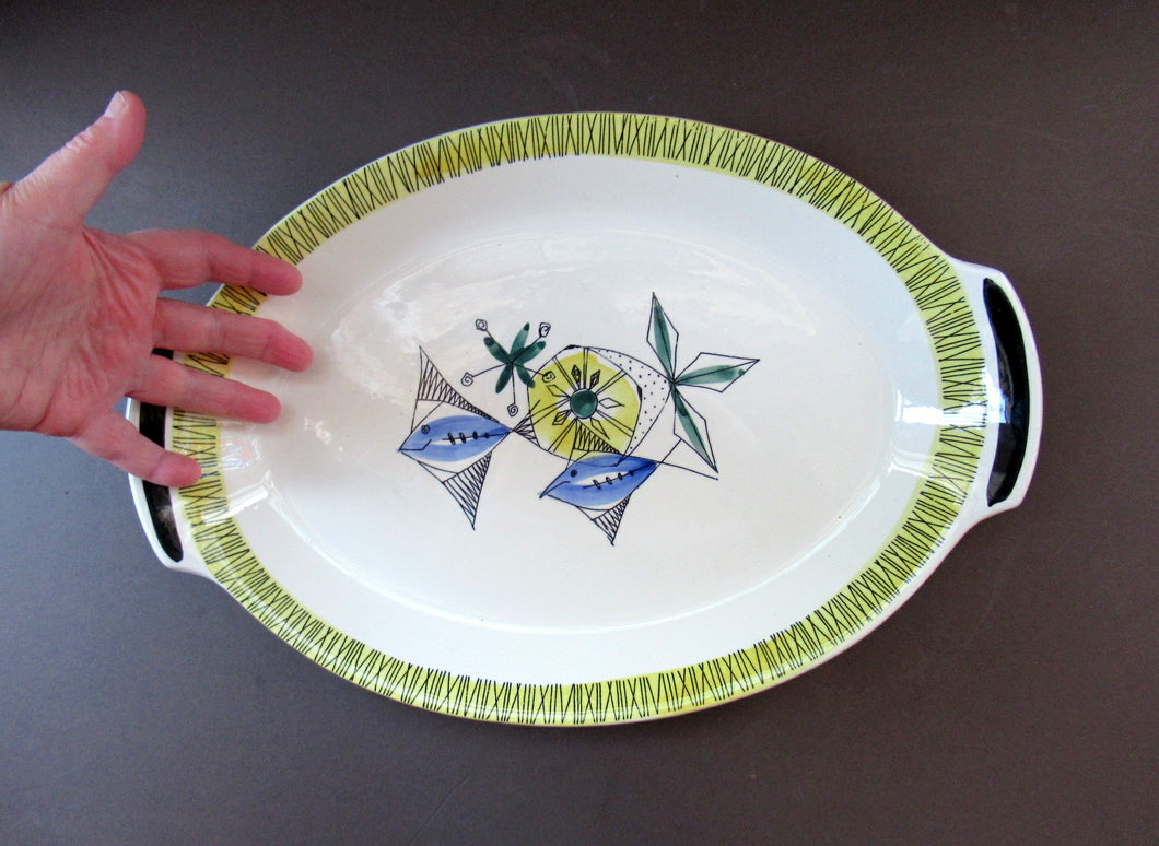 Stavangerflint Norwegian Serving Platter Bamboo Bambus by Inger Waage