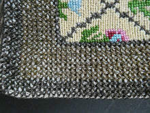 Load image into Gallery viewer, Vintage 1930s Art Deco Beaded Evening Bag with Needlepoint Panels. Very Unusual
