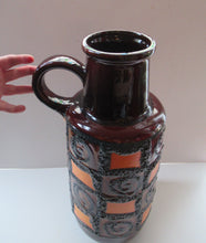 Load image into Gallery viewer, West German Scheurich 409-52 Fat Lava Floor Massive Vase 
