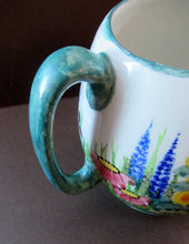 Load image into Gallery viewer, 1920s Mak Merry Large Jug with Country Garden Decoration
