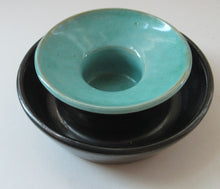 Load image into Gallery viewer, Tom Lochhead Scottish Art Pottery Kirkcudbright Two Piece Ceramic Candle Holder 
