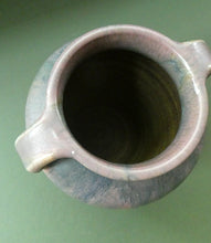 Load image into Gallery viewer, 1940s British Art Pottery Upchurch Vase Pink and Grey Colour
